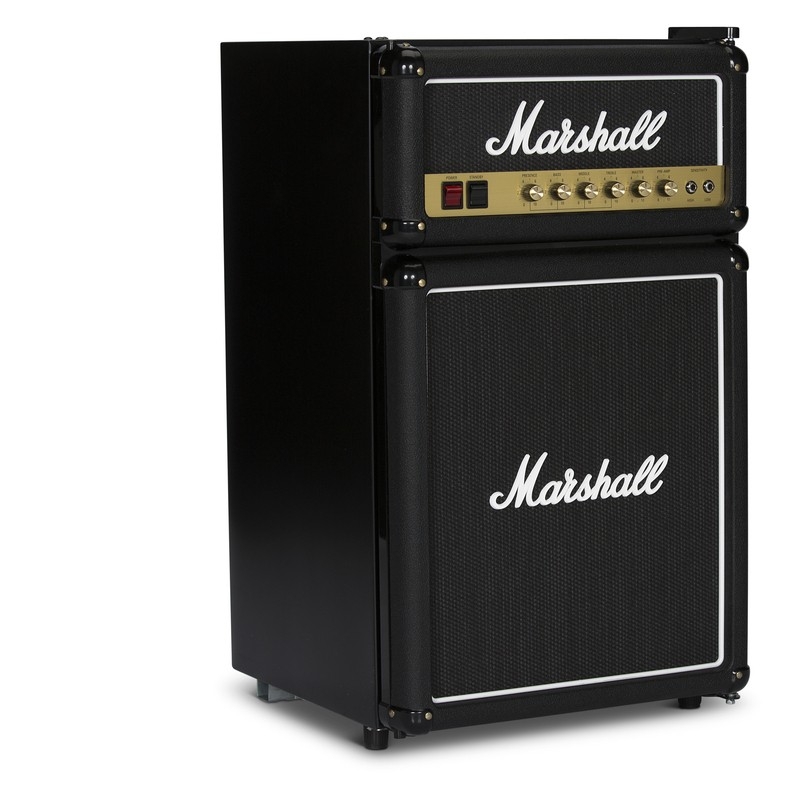 Mini Fridge Marshall Amplifier Facade Retro Rock Rotary Dials