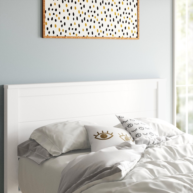 Minimalist Headboard with Clean Horizontal Panel Lines