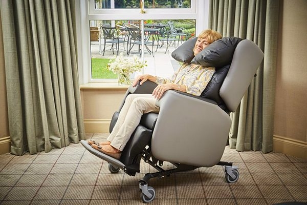 Mobility Chair with Winged Headrest | Grey High Dependency Care Seating