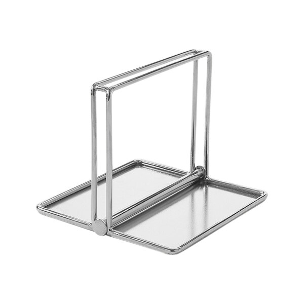 Napkin Holder Polished Stainless Folding Wireframe Handle