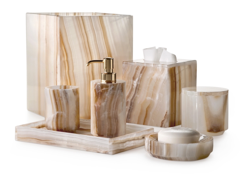 Natural Onyx Stone Bath Accessories - Ambarino | Labrazel