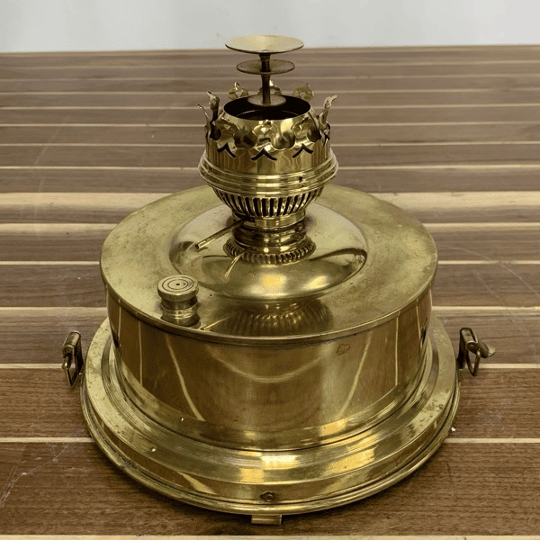 Oil Lantern Maritime Brass Flame Deflector Crown Gallery