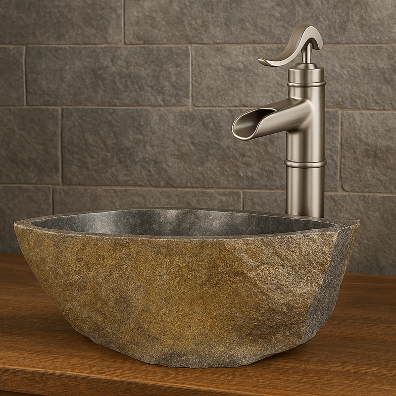 Osage River Stone Vessel Sink  Magnus Home Products