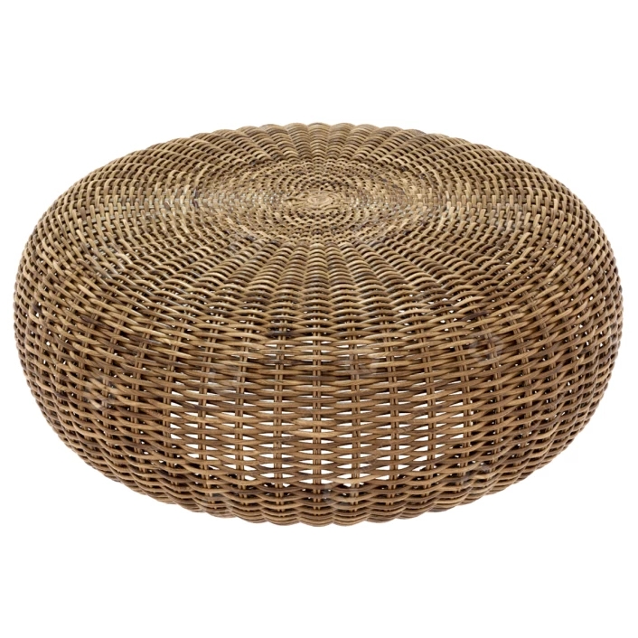 Ottoman Round Rattan Pouf California 3D model - GreatCatalog 3357