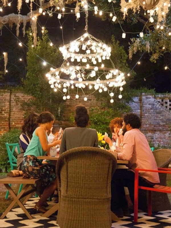 Outdoor Hanging Chandelier