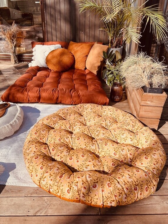 Patio Floor Lounger Outdoor Floor Cushion Seating Living Room Floor Pillow  Floor Cushion Furniture Lounge Cushions