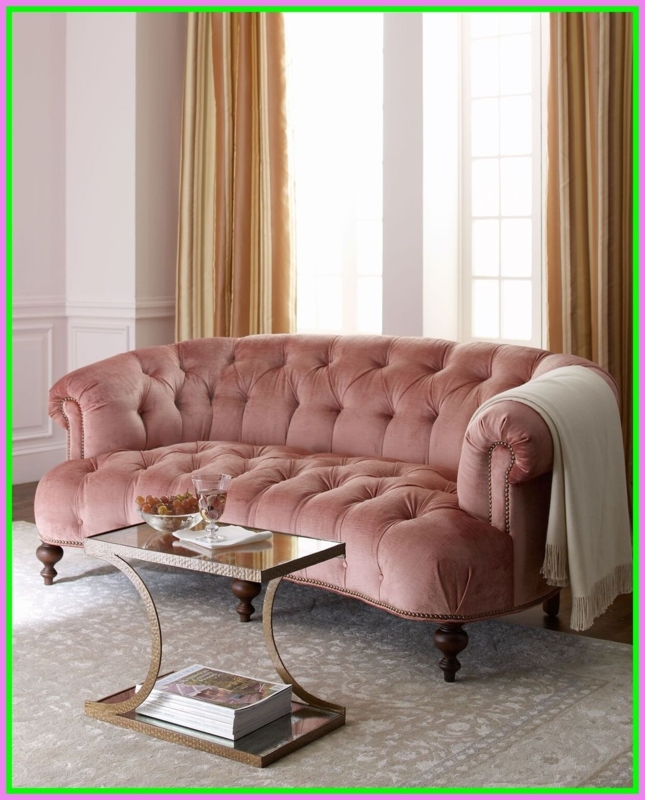 Pink Tufted Couch | Foter