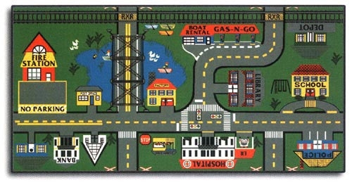 Places To Go Road Rug 