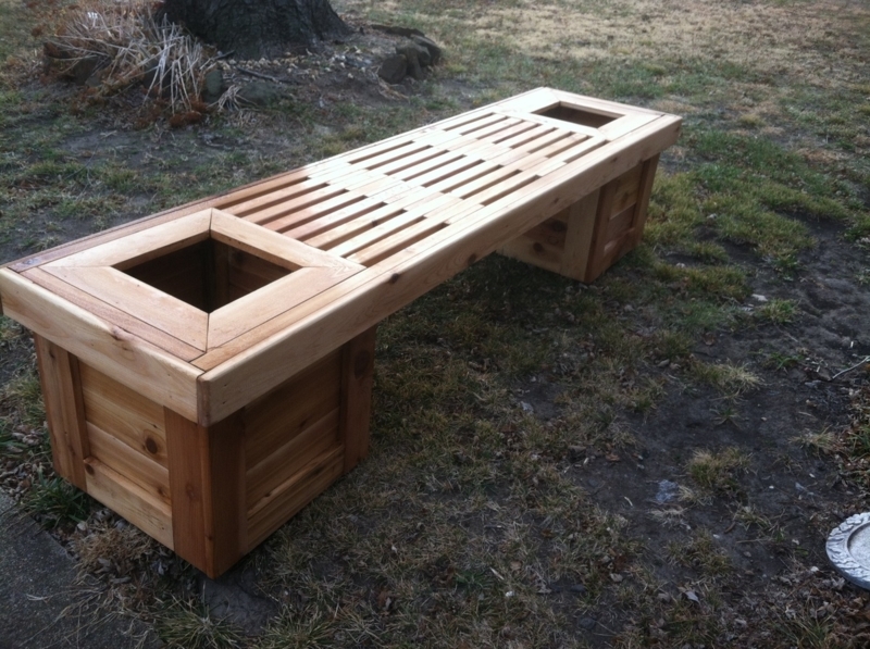 Planter bench | Ana White