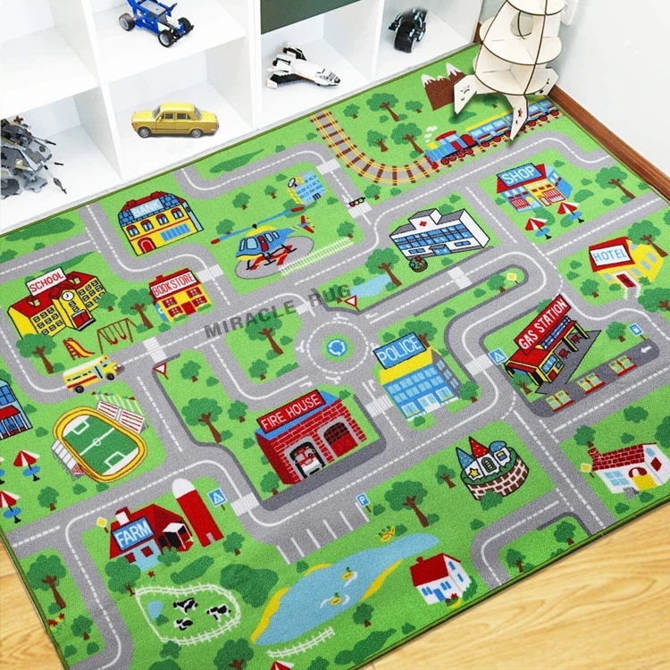 Play Rug Sports Field Detail Community Buildings Interactive City