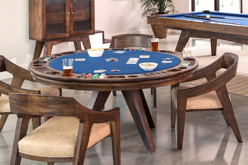 Poker Table And Chairs Reversible Poker Table - Ideas On Round Poker Table