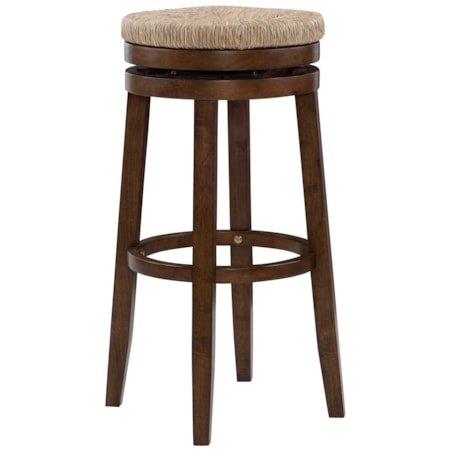 Powell Morgan 20B6112BCS Tropical Counter Height Stool Walnut | Westrich  Furniture & Appliances | Bar - Bar Stools