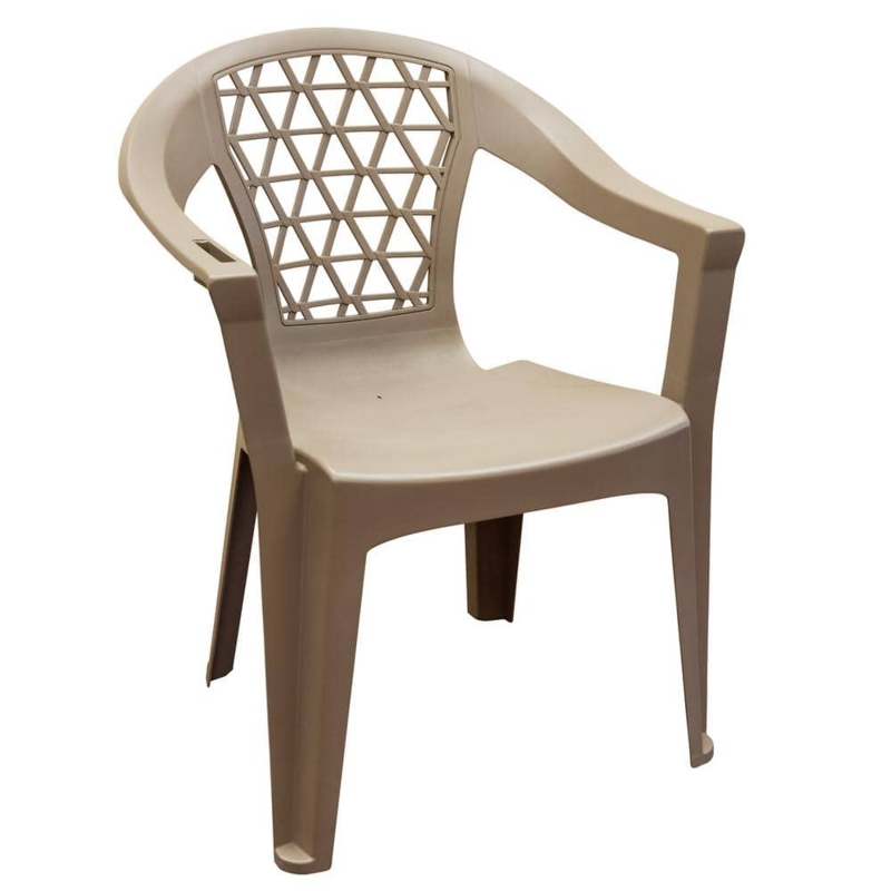 PRIVATE BRAND UNBRANDED Penza Mushroom Stack Resin Plastic Outdoor Dining  Chair 8220-96-4330 - The Home Depot