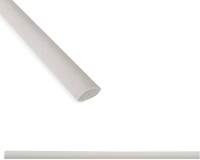 Questech Quarter Round Tile Trim, 1/2 x 12 Inch Corner Shower Tile Edge Trim,  Decorative Jolly Tile Liner Cap for Kitchen Backsplash Bathroom Shower,  Gray Matte, 6 Pack -