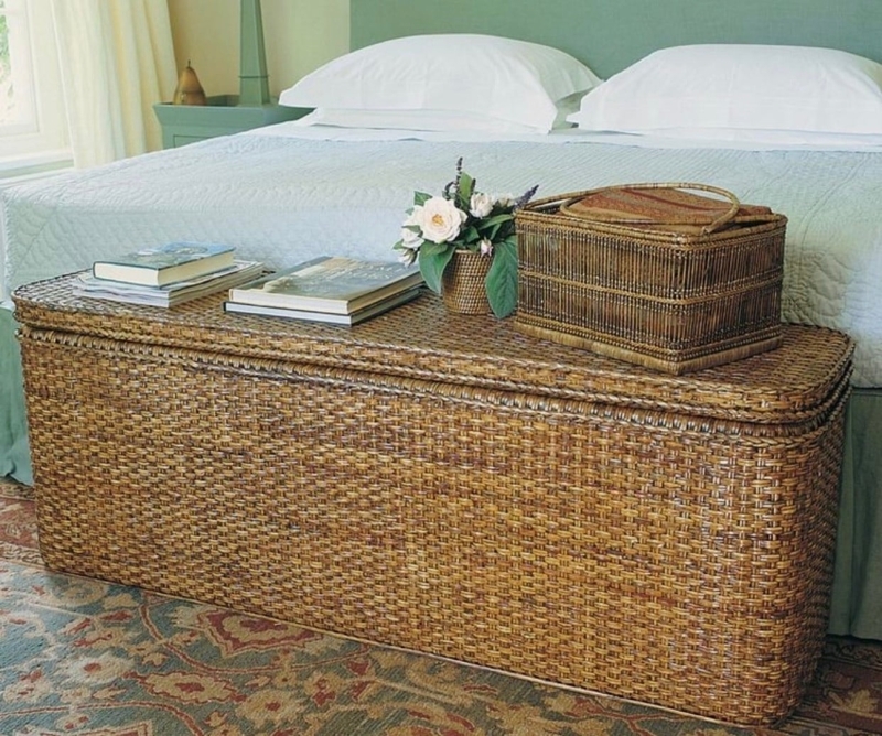 Rattan Storage Chests | Foter