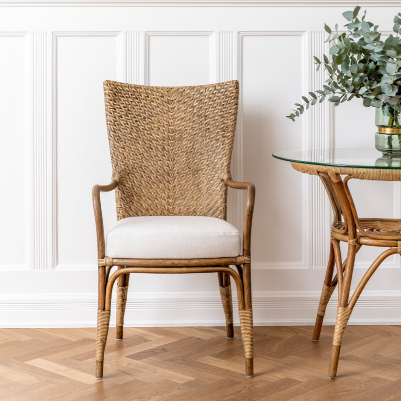 Rattan wicker chair | Melody Dining Armchair -