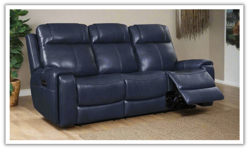 Recliner Sofa 3-Seater Power Triple Pillow Back Padded Arms