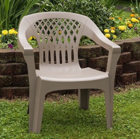 Resin Patio Furniture | Stacking Big Easy Chair | Stackable Chairs   American Sale