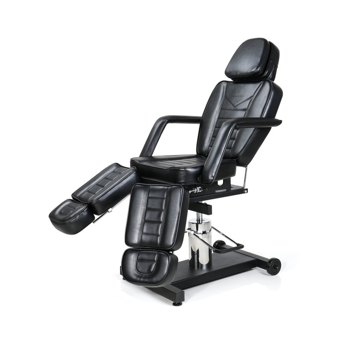 Ribbed Stitching Tattoo Chair with Hydraulic Pump