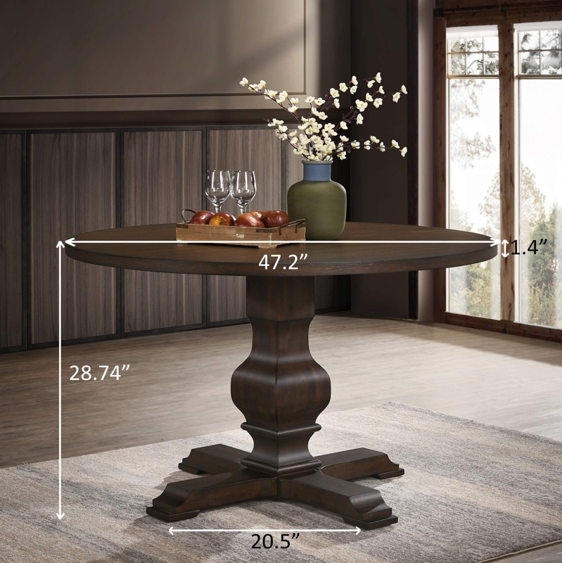 Round Dining Table Pedestal Base