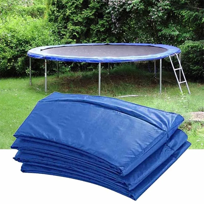 Round Trampoline Safety Pads Curved Segments Vinyl-Like Weather Resistant.