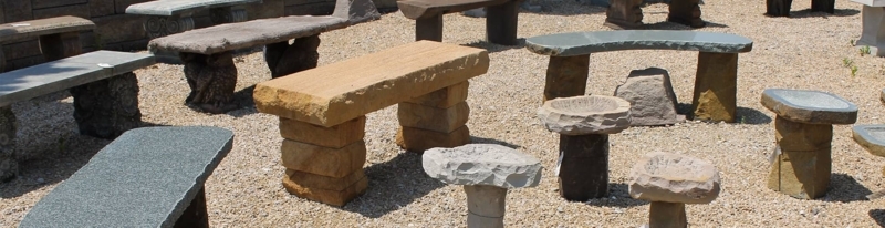 Rustic Organic Garden Bench featuring Chiseled Edges