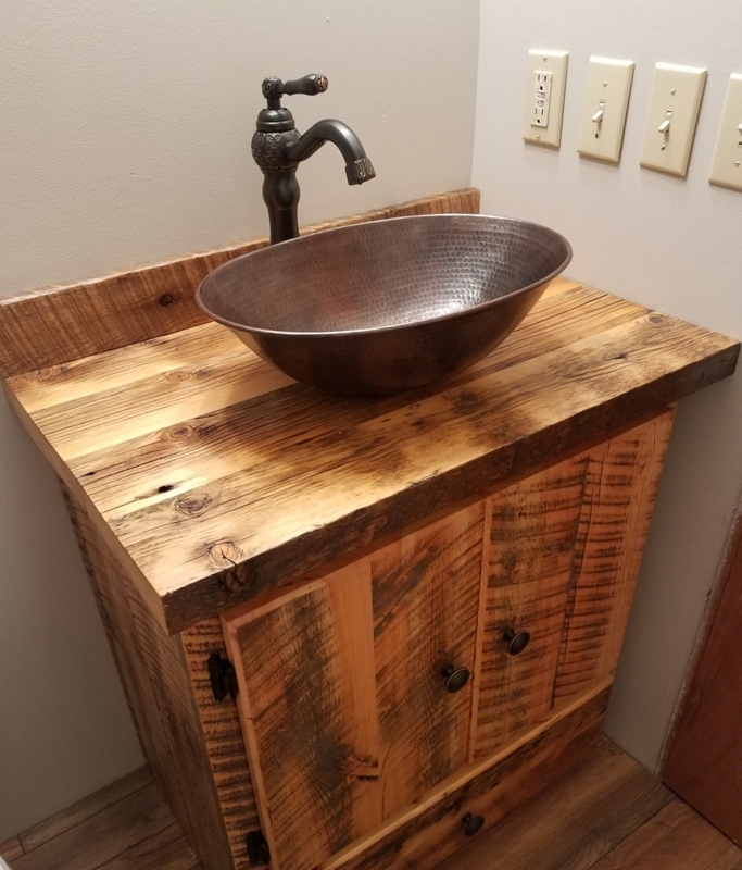 Rustic Vessel Sinks
