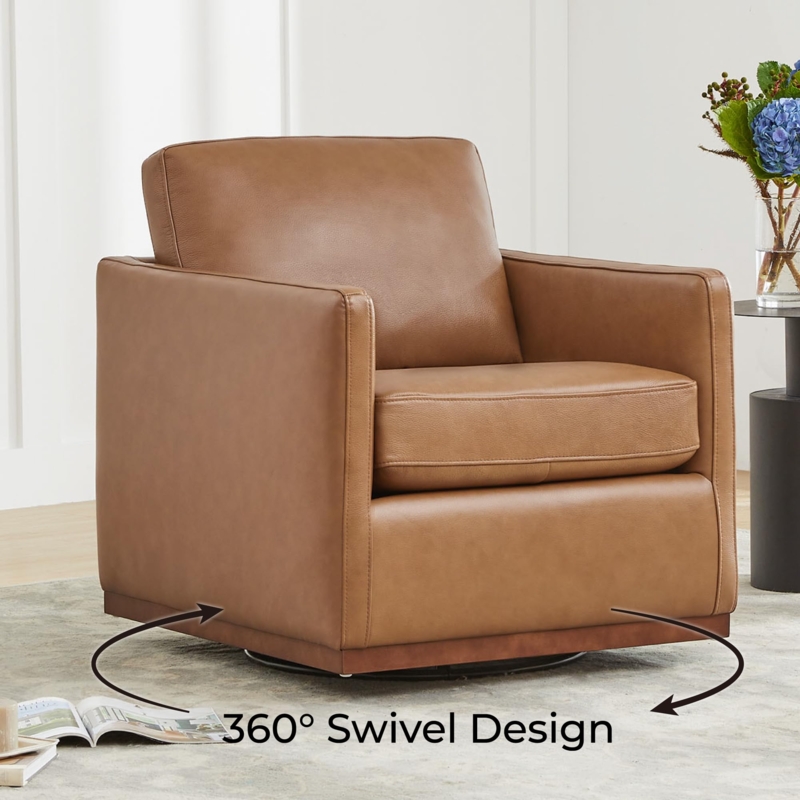 Small Leather Swivel Chairs