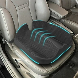 Seat Cushion: Diamond Quilted Surface with Cyan Blue Accents