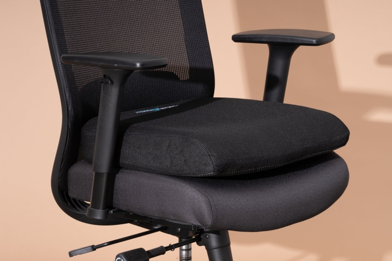 Seat Cushion: Textured Mesh Fabric for Adjustable Mesh Office Chairs