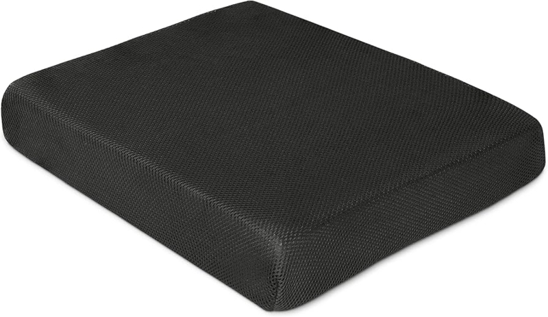 Seat Cushion: Thick Profile Memory Foam with Breathable Mesh Cover