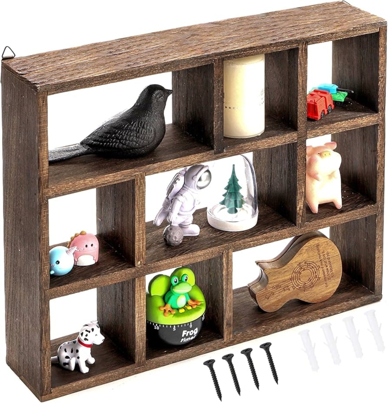 Wood Display Shelves