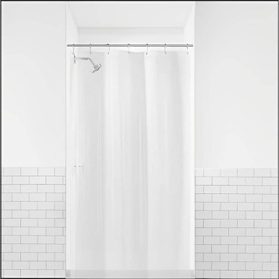 Shower Liner Clear PEVA Stall Size Grommet Top Waterproof