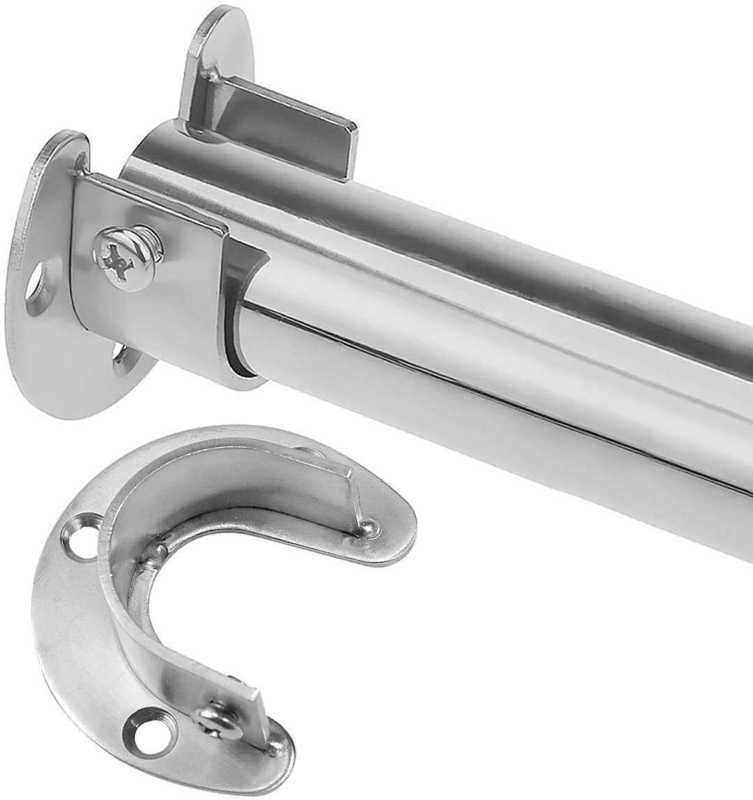Shower Socket Polished Chrome Heavy Duty U Shaped Socket Open Top