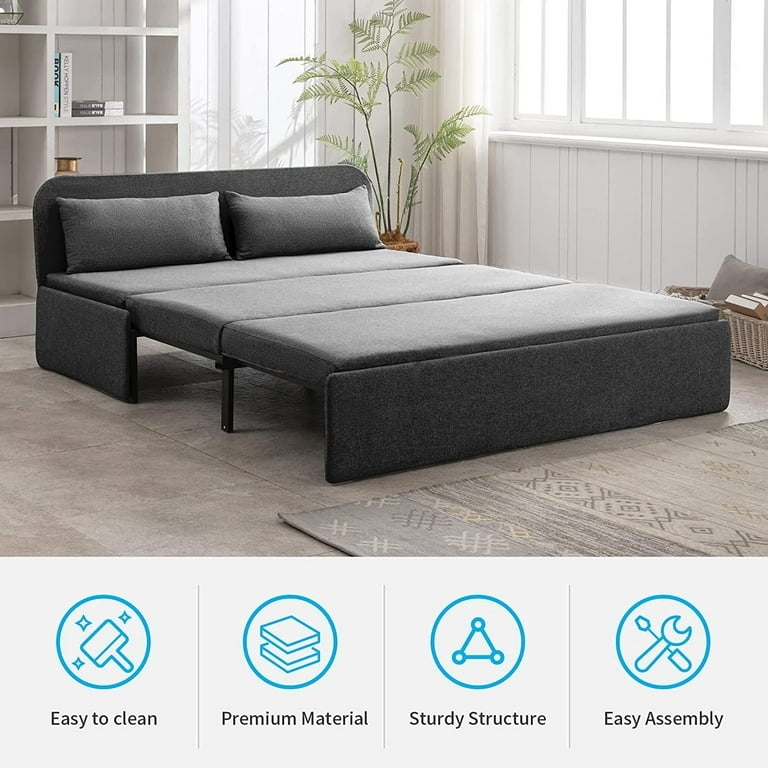 Sleeper Sofa Folding Mattress Mechanism with Metal Support Legs