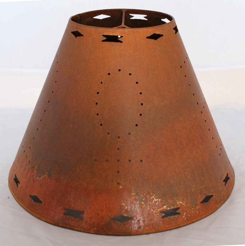 Southwestern Pierced Metal Lamp Shade | Lamp Shade Pro
