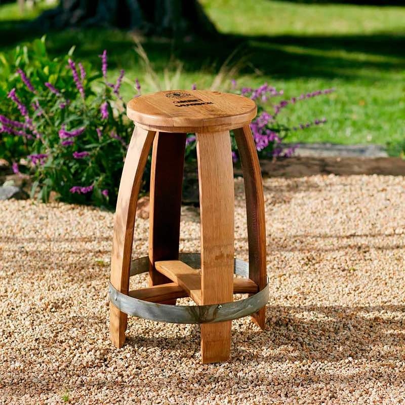 Wine Barrel Bar Stools