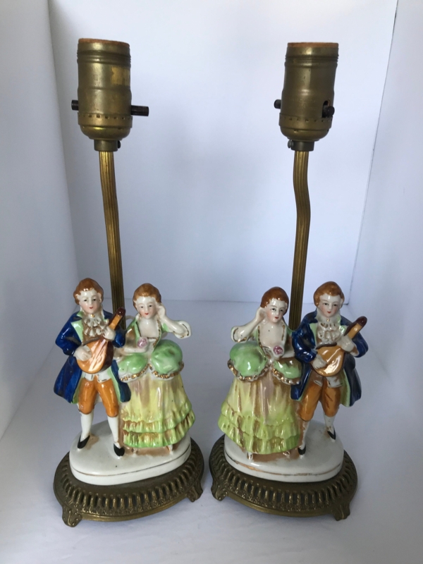 Porcelain Figurine Lamp