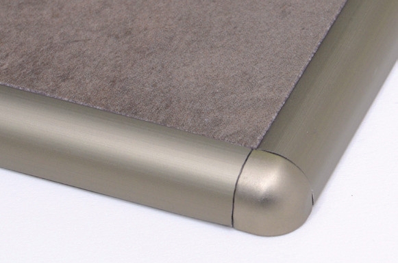 Tile Trim Champagne Bronze Brushed Round Edge Corner Cap