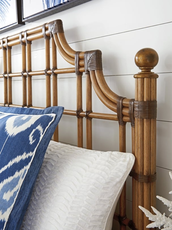 Tommy Bahama Home St. Kitts Rattan Headboard | Layla Grayce