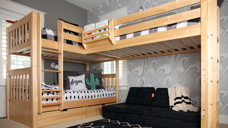 Top Triple Bunk Beds & Corner Bunk Beds for Kids' Bedrooms  Maxtrix Kids