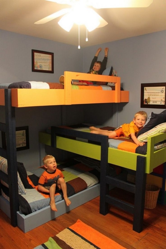 Triple Loft Bunk Bed Plans Triple 2024 Bed For Kids
