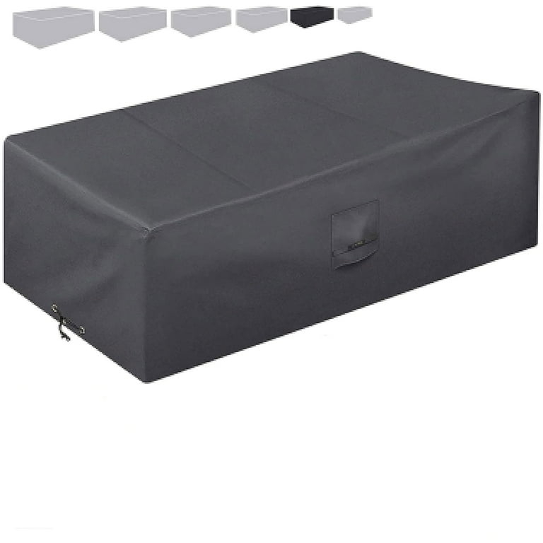 Vented Outdoor Sofa Cover Rectangular With Drawstring Hem