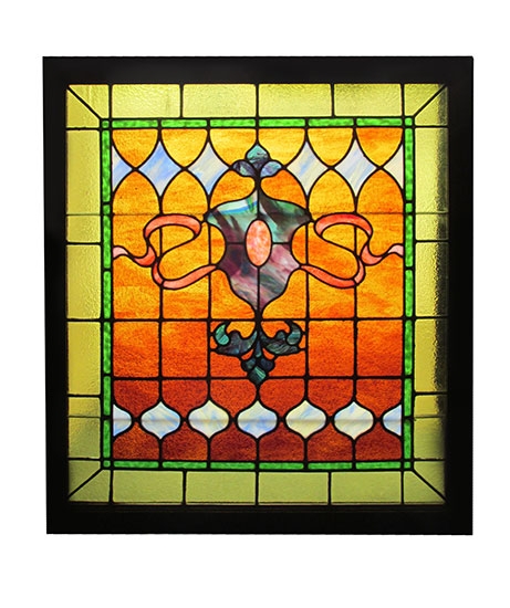Victorian Stained Glass Window - Wooden Nickel Antiques