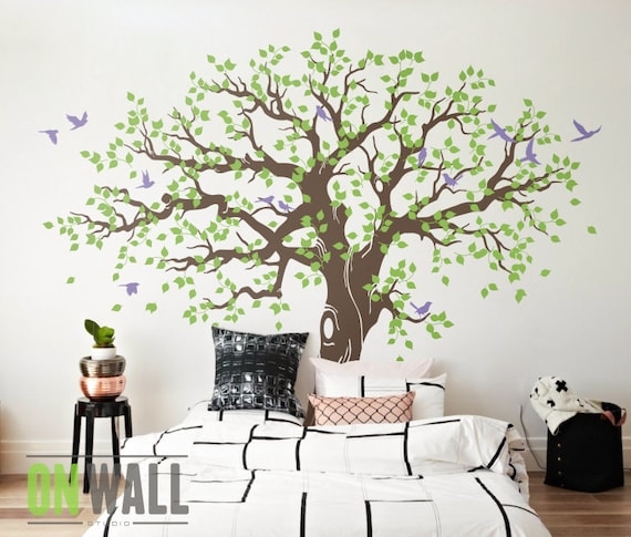 Wall Decal Oversized Graphic Spreading Branches Large Scale Art