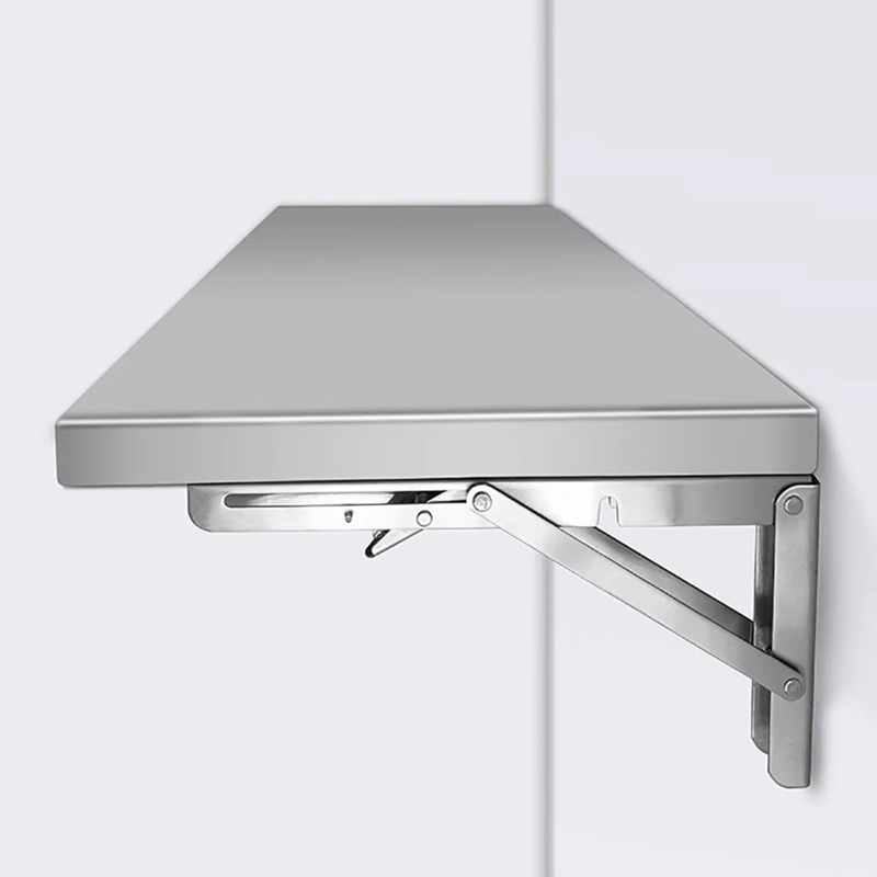 Wall-Mounted Folding Table Stainless Steel Triangular Bracket