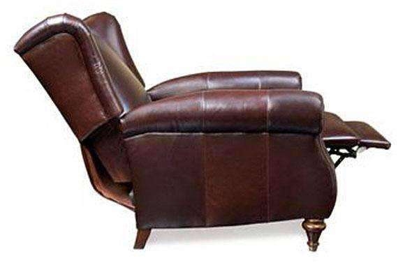 Wingback Recliner: Traditional Classic Club Style with Rolled Arms
