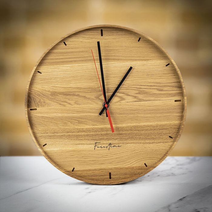Woodsea Wall Clock - Oak