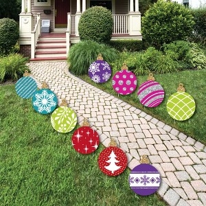 Yard Decorations Vibrant Multi Graphic Patterns Flat Cutouts Modern