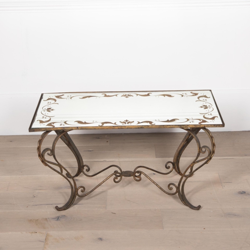 20th Century Wrought Iron Coffee Table